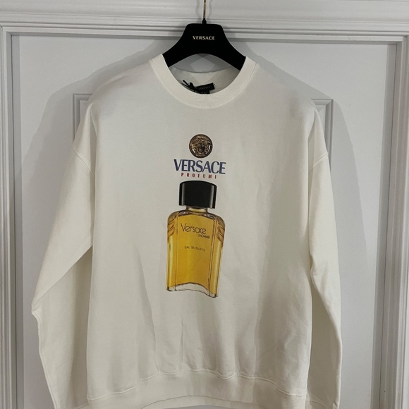 AUTHENTIC new VERSACE runway PULLOVER sz L - Picture 4 of 11